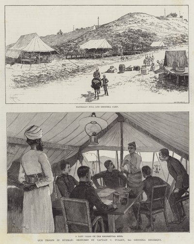 Our Troops in Burma by Amedee Forestier